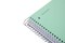 Office Durable Spiral Notebooks, 5 Subject, (Sage Green, Wide Ruled 1pk), 200 Sheets, 5 Poly Pockets, Moisture Resistant Cover, School, Office, Business, Professional